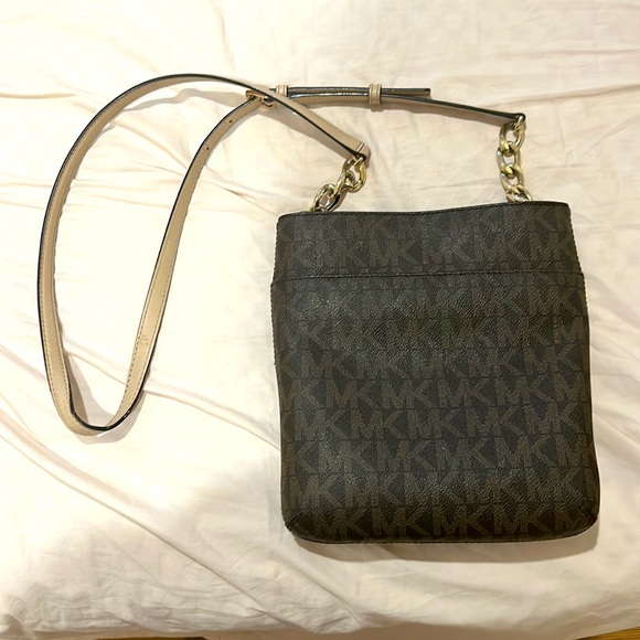 Michael Kors brown crossbody logo purse - Picture 3 of 6